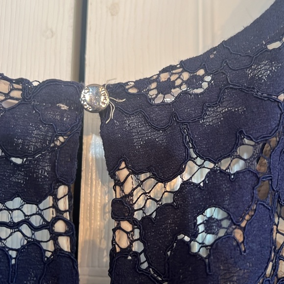Vince Camuto Navy Lace Dress - Picture 4 of 5